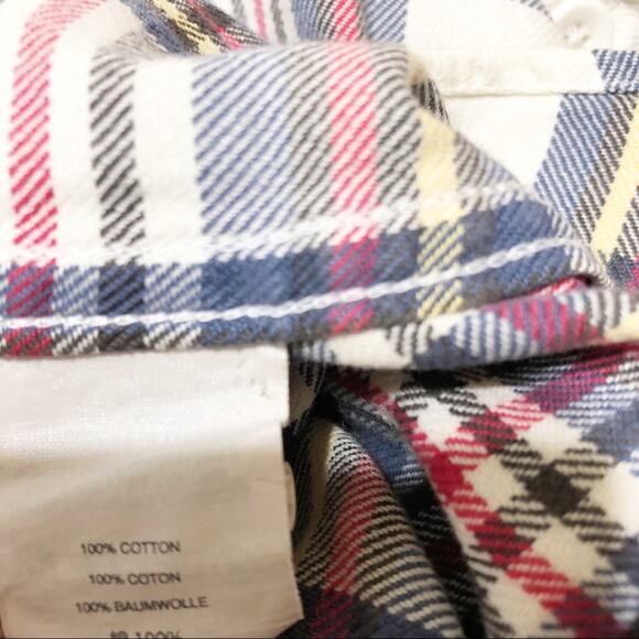 J. Crew Mens Shirt Large Long Sleeved Plaid Button Blouse Pockets - Picture 4 of 4